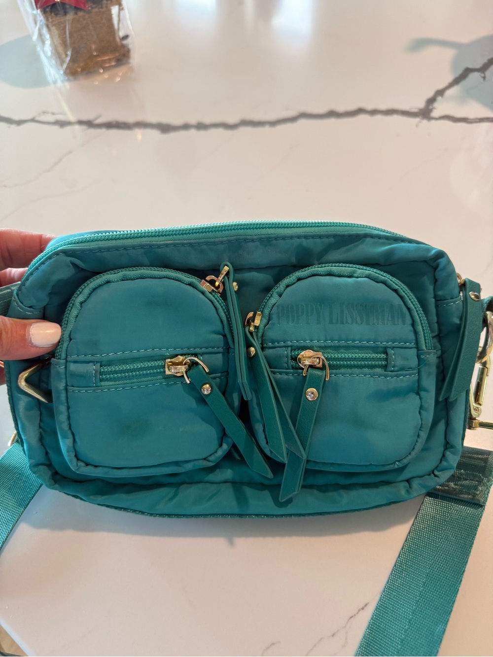 Poppy Lissiman Bobby Bag in teal - Picture 10 of 10